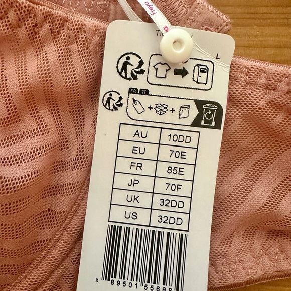Freya Bra size 32DD NWT Rose Color - Picture 8 of 14
